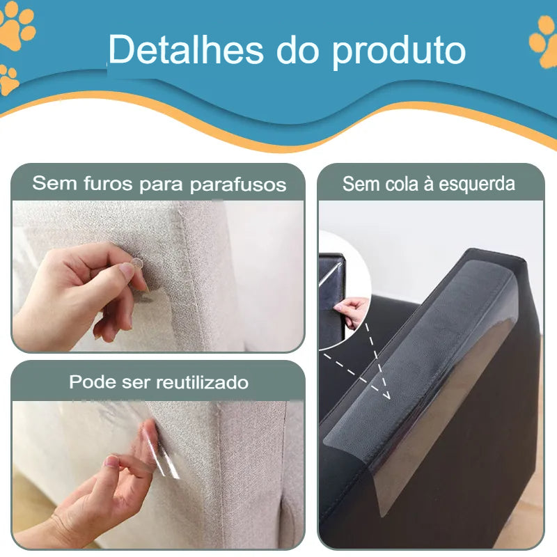 Adesivo Protetor de Móveis Gato Scratch