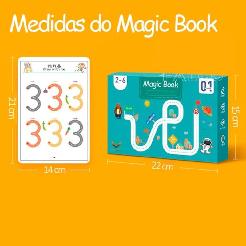 Caderno Infantil Magic Book