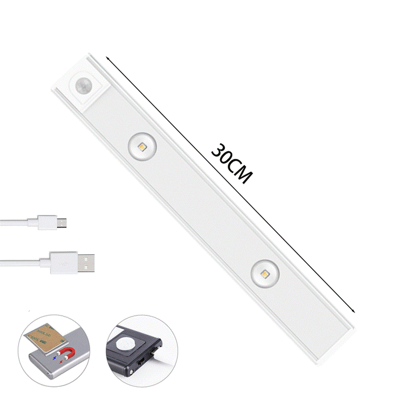 Luz Led Para Armário com Sensor de Movimento