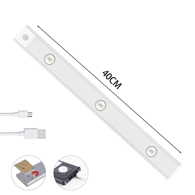 Luz Led Para Armário com Sensor de Movimento